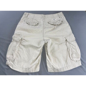 Ralph Lauren Polo Jeans Co Vintage Cotton Canvas Baggy Cargo Shorts. 32, GUC!!